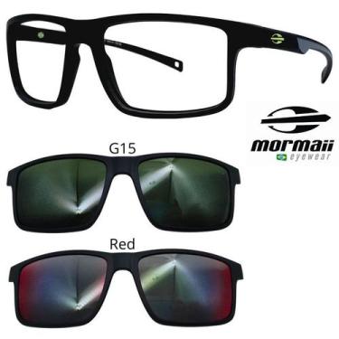Imagem de Oculos Mormaii 6127 Swap 5 AAS com 2 Clipons - Escolha a Cor, G15, Red