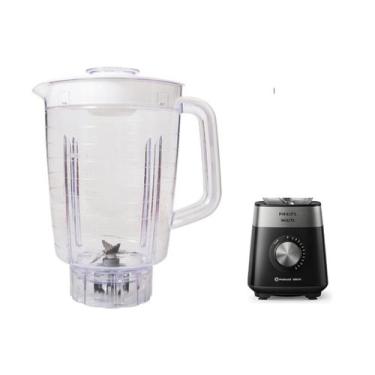 Imagem de Copo De Liquidificador Walita 5000 RI2240 RI2242 RI2244 Branco Cristal
