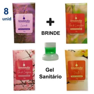 Imagem de 8 Sachê Perfumado Aromatizante Gaveta Cheirinho Armário Marca Senalând