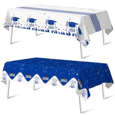 Imagem de BEAUTLOHAS. Pacote de toalha de mesa de formatura de plástico, decorações de formatura descartáveis 2025