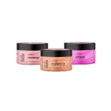 Imagem de Creme Esfoliante para o Rosto e Corpo labotrat Morango + Melancia + Pitaya 300g