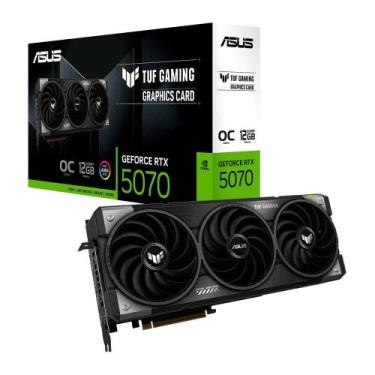 Imagem de Placa de Vídeo ASUS TUF RTX 5070 O12G GAMING NVIDIA Geforce, 12GB, GDD