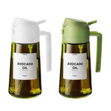 Imagem de Dispensador de azeite TrendPlain 500 ml com adesivos, 2 unidades