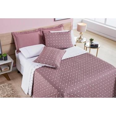 Imagem de Roupa Cama Casal Casal Queen Size Elegance Colcha Petit Poá - Jm Enxov