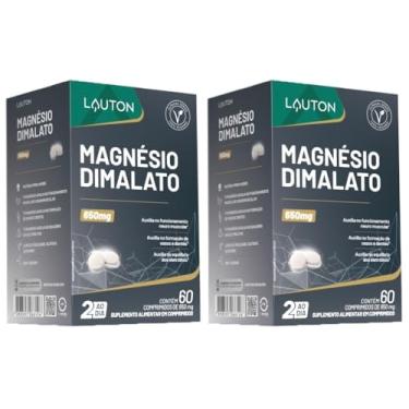 Imagem de KIT 2X Magnésio Dimalato 60 comprimidos - Lauton