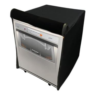 Imagem de CAPA PARA LAVA LOUÇA BRASTEMP 8 SERVIÇOS IMPERVEÁVEL FLEX (Preto)