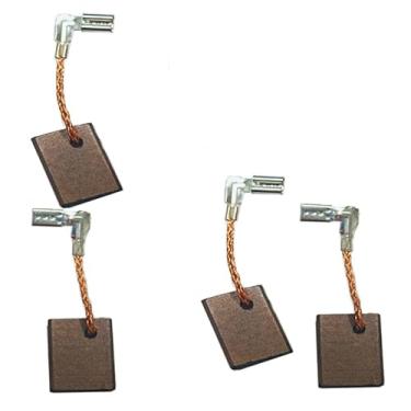 Imagem de 9564 9565 9560CV 9561CV BO6040 PW5001C 9564CV Escovas de carbono compatíveis com moedor angular Makita Lixadeira Polidor de pedra molhada, 4 peças