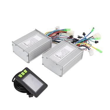 Imagem de Motor Brushless Controller LCD Display Kit Dual Drive Alto Desempenho À Prova D' Água Liga de Alumínio ABS Material 36V 48V 450W Bicicleta Elétrica Scooter All Terrain Veículo