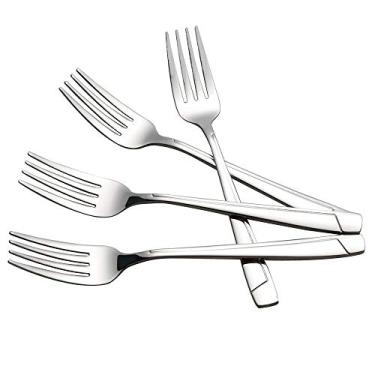 Imagem de Conjunto de 16 facas para garfo de colher Cand, Prata, salad forks