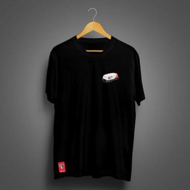 Imagem de Camiseta São Paulo Masculina Zé Carretilha Busão Tricolor SPFC, Preto,
