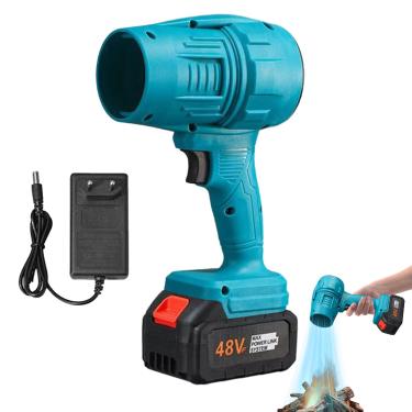 Imagem de Ventilador de spray seco, ventilador de spray de turbina | Ventilador de pulverização de turbina sem fio - Espanador elétrico de ar comprimido, ventilador portátil de spray seco de 200 mph para limpar