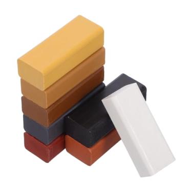 Imagem de Angoily Conjunto de 8 peças de cera de reparo de arranhões para pisos de madeira laminados