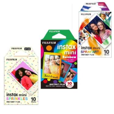 Imagem de Filme Fujifilm Instax Mini Kit Cores 30 Poses