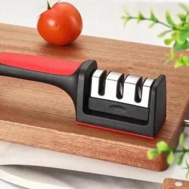 Imagem de Afiador 3 Pedras Facas E Tesouras - Eficiente E Versátil - King