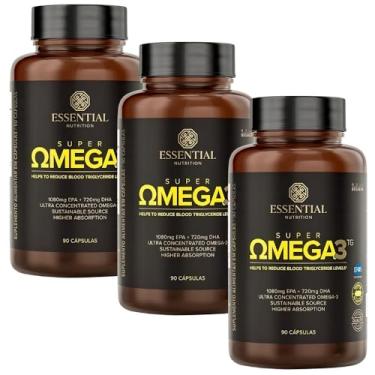 Imagem de Kit 3x Super Omega 3 TG (90 caps) 1000mg - Essential Nutrition