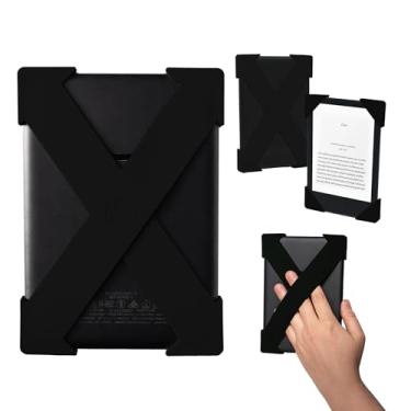 Imagem de Strapsicle Acessório de alça de mão para Kindles & Kobos - Paperwhite gerações 7-10 e a maioria dos Kobos - 2 pulseiras - Aderência leve para conforto de leitura sem fim - médio - preto