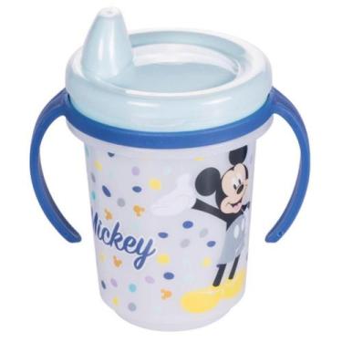 Imagem de Copo Caneca de Treinamento Infantil 330ml Com Tampa e Alça Removível P