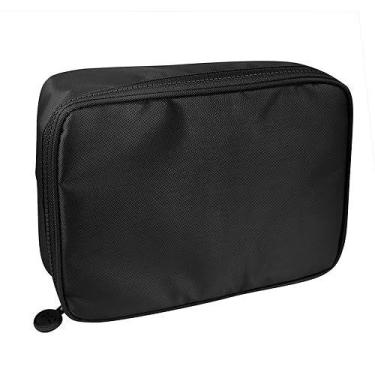 Imagem de Estojo Box Tecido Preto G C/Divisoria - DAC
