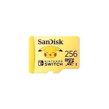 Imagem de Cartão de Memória SanDisk MicroSD 256GB, Nintendo Switch Pokémon - SDSQXAO-256G-GN6ZK