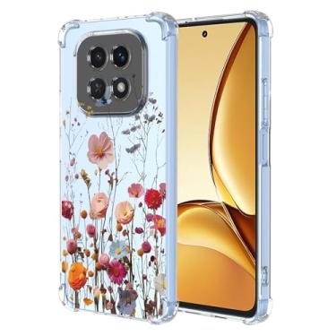 Imagem de RRXSYXL Capa Realme V60 Realme C63 com estampa floral transparente, capa macia à prova de choque para Realme V60 Realme C63, linda flor