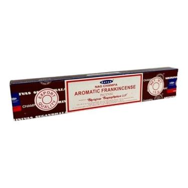 Imagem de Incenso Puro Massala Aromatic Frankincense Satya 12 Varetas - Lua Míst