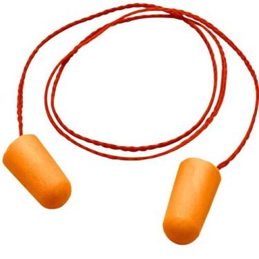 Imagem de Protetor Auricular Espuma Cordão Redução de Ruído 16DB 3M EPI CA 5674