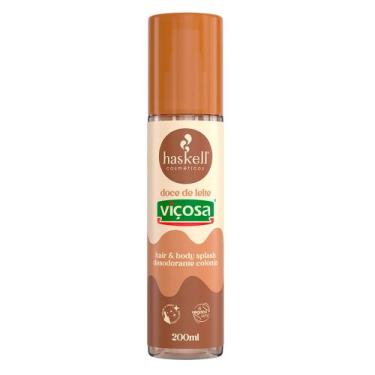 Imagem de Hair e Body Splash Haskell Doce Leite Viçosa Desodorante Colônia 200ml