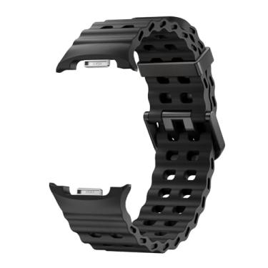Imagem de Pulseira Ondas LTimports compativel com Galaxy Watch 8 Classic 46mm, Galaxy Watch 8 44mm e Galaxy Watch8 40mm (LT-Preto)