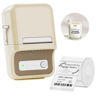 Imagem de Impressora térmica Label Maker NIIMBOT B21 com 1 rolo branco