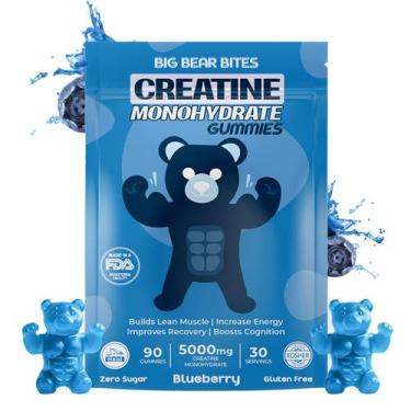 Imagem de Gomas de monohidrato de creatina Big Bear Bites 5000 mg 90 ct