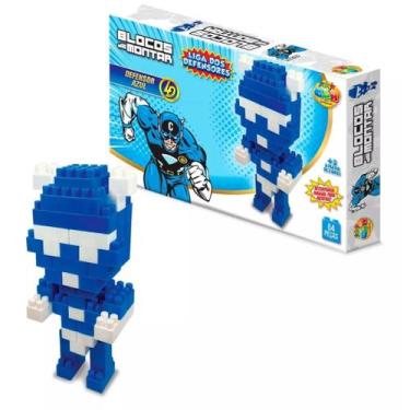 Imagem de Bloco De Montar Liga Dos Defensores 64 Pcs Infantil Presente - ggb bri