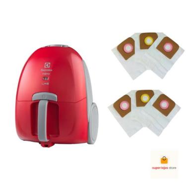 Imagem de Saco Para Aspirador de Pó Electrolux NANO Com 6 Unidades - Porto Pel
