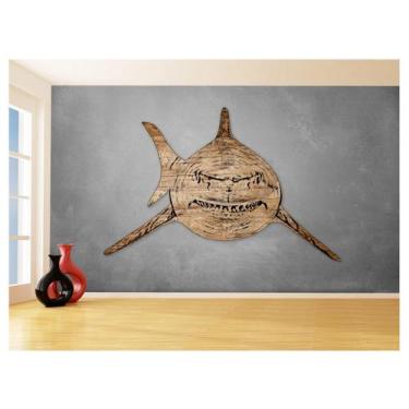 Imagem de Papel De Parede Animais Pop Art Tubarão Cores 3,5M Pxa565 - Você Decor