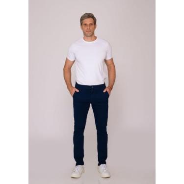 Imagem de Calça Macaw Sarja 7767 Azul Marinho, Azul, 44