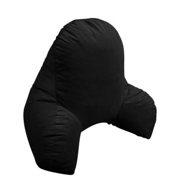 Imagem de Encosto Dino Veludo Preto (50x60x75) - Ortobom