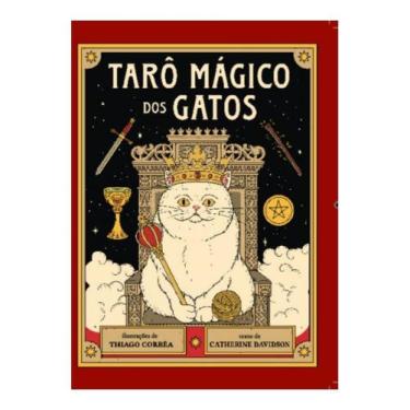 Imagem de Tarô mágico dos gatos - caixa com livro + 78 cartas