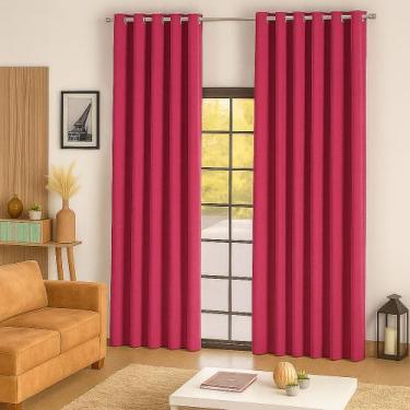 Imagem de Cortina Para Sala Ou Quarto 3,00x2,50 metros - Cida Enxovais, ROSA PIN