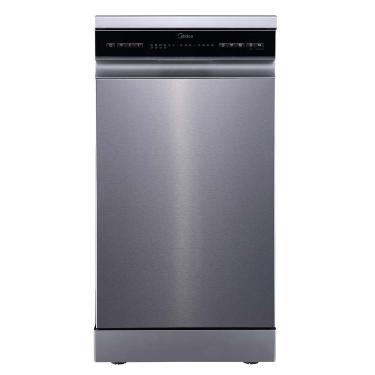 Imagem de Lava Louças de Piso com 10 Serviços Midea SmartHome com 8 Programas de Lavagem Inox - MDWEF1034CSS2