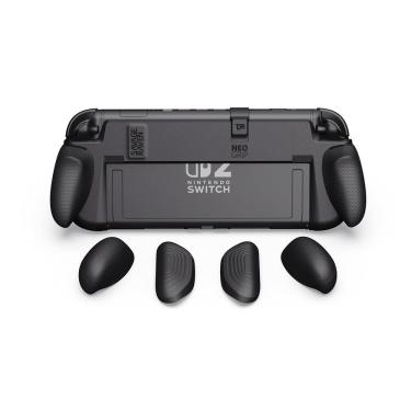 Imagem de Grip Hard Shell Savage Raven da Skull & Co. NeoGrip para Nintendo Switch 2 - Preto