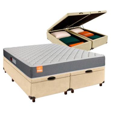 Imagem de Conjunto Cama Box Bau Queen + Colchão Pro Inducol