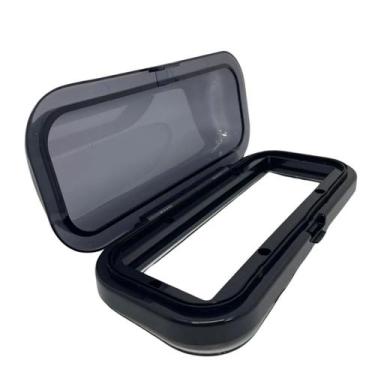 Imagem de Protetor Frontal Som MP3 CD Player 1DIN Barco Lancha Preto - Noster