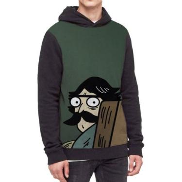 Imagem de Moletom Com Capuz Meme Madre De Dios Ref:172 - smoke, Preto, P