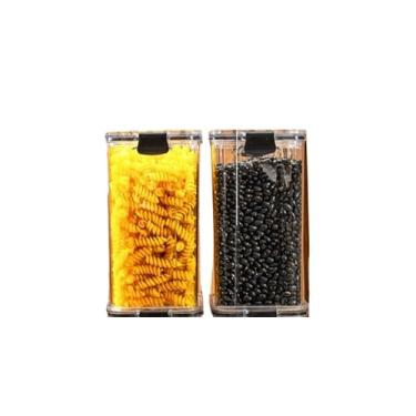 Imagem de Monte Seu Kit De Potes HerméTicos Para Mantimentos - Organizador De Cozinha Para Dispensa E ArmáRio(4 Potes - 1,5 Litros)