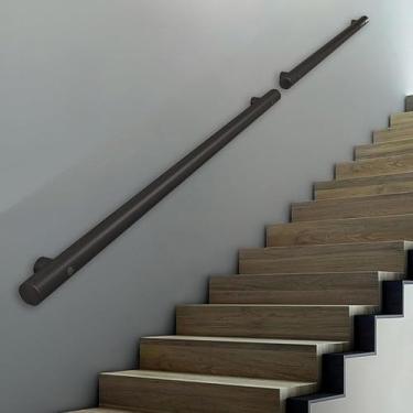 Imagem de Corrimão Da Escada, Corrimãos De Aço Inoxidável Para Ambientes Internos Ao Ar Livre, Kit De Suporte De Montagem Na Parede Do Corrimão Da Escada, Corrimão Da Esc, One Color, 13ft/390cm