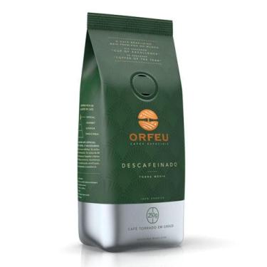 Imagem de Café Em Grãos Premium Orfeu Descafeinado Pacote 250G