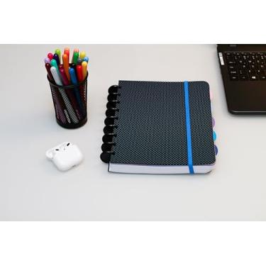 Imagem de Confetti Caderno Smart Colegial 140 Fls Com 5 Div Azul Circulos