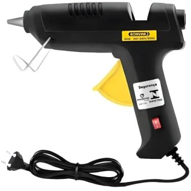 Imagem de Pistola de Cola Quente Profissional, 40W Bivolt, Bastão 11mm, Aquecimento Rápido, Sistema Antivazamento, Design Ergonômico, para Artesanato e Reparos