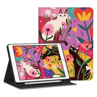 Imagem de Yzlvigrous 8.3 Polegadas Capa para iPad Mini 7 Gen 2024/iPad Mini 6 Gen 2021, Capa Fina de Suporte de PU com Despertar/sono Automático, Visualização em Vários Ângulos