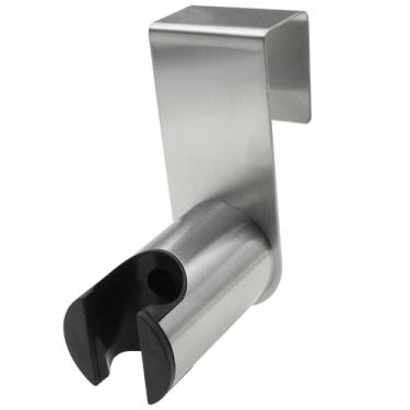 Imagem de sunnates 1 pacote com suporte de pulverizador para bidê de vaso sanitário, aço inoxidável, portátil, cabide, gancho, pulverizador, suporte para vaso sanitário, prata (1)