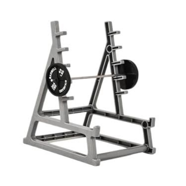 Imagem de Esquirla Suporte para canetas em formato de suporte para agachamento, organizador de mesa com mini para halteres e porta-lápis para materiais escolares e de